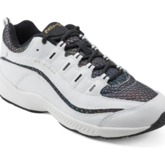 Easy Spirit Shoes - Easy Spirit/Romy Walking Shoe/White/Rainbow Mesh/Size 6.5M